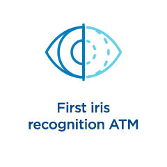 First iris recognition ATM