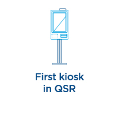 First Kiosk in QSR