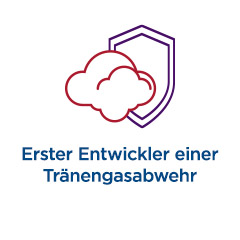 Erster Entwickler einer Tränengasabwehr