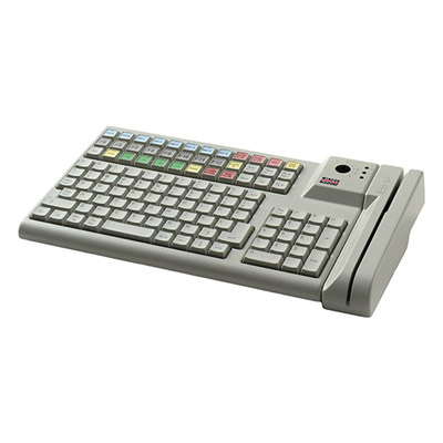 Wincor Nixdorf Kassentastatur Tastatur MSR-H3-1750109788 mit Kartenleser 