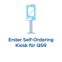 Erster Self-Ordering Kiosk für QSR 